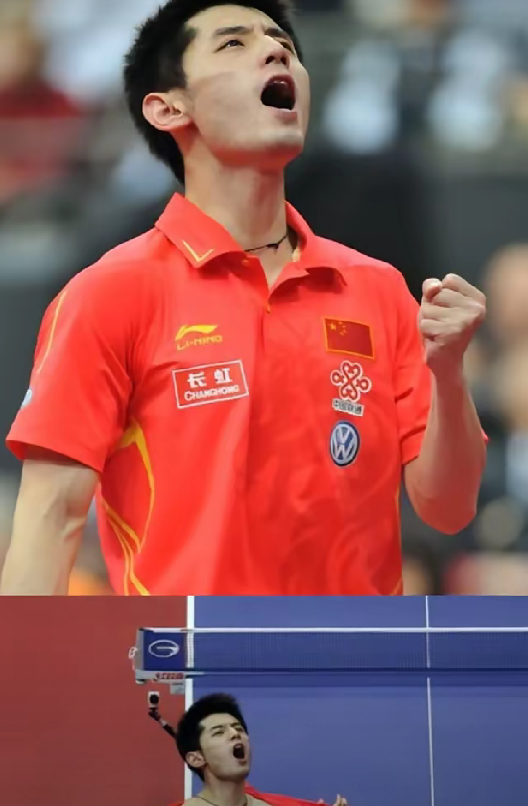 英国乒乓球队强势法国乒乓球队，张继科高光表现的简单介绍